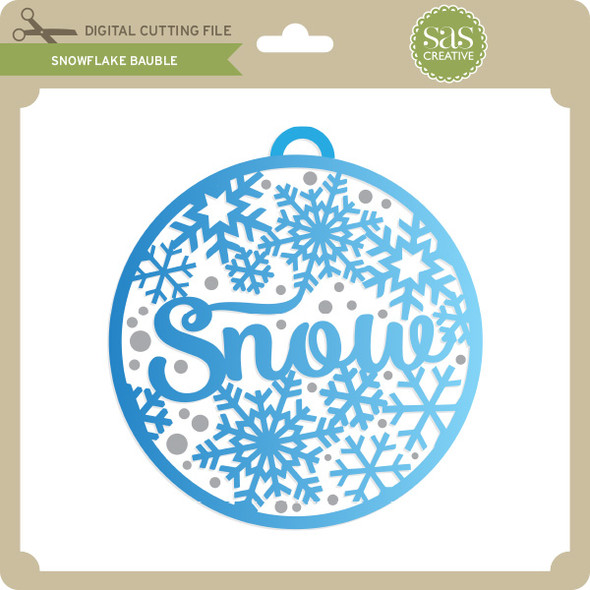 Snowflake Bauble